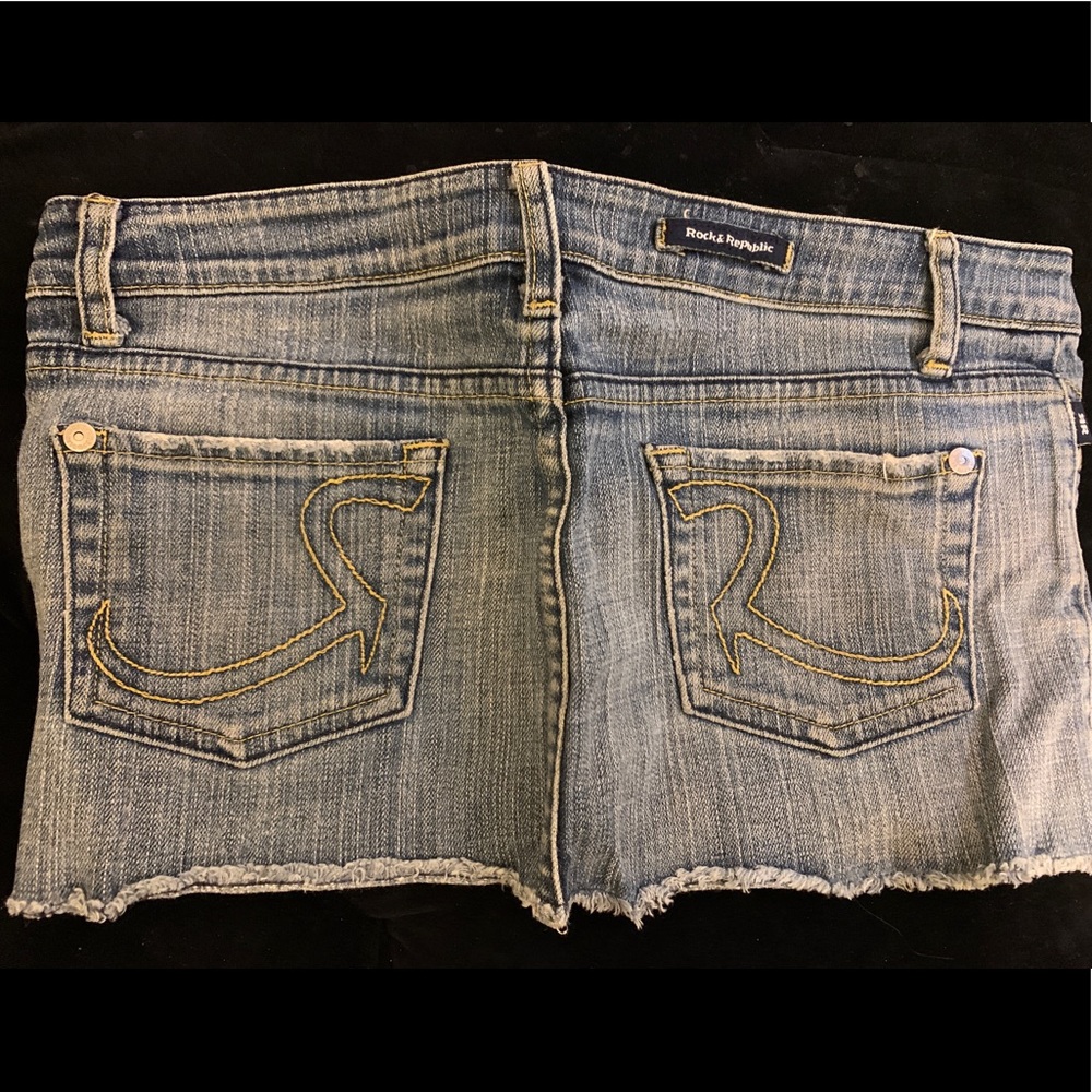 Rock and Republic super short cut off mini skirt